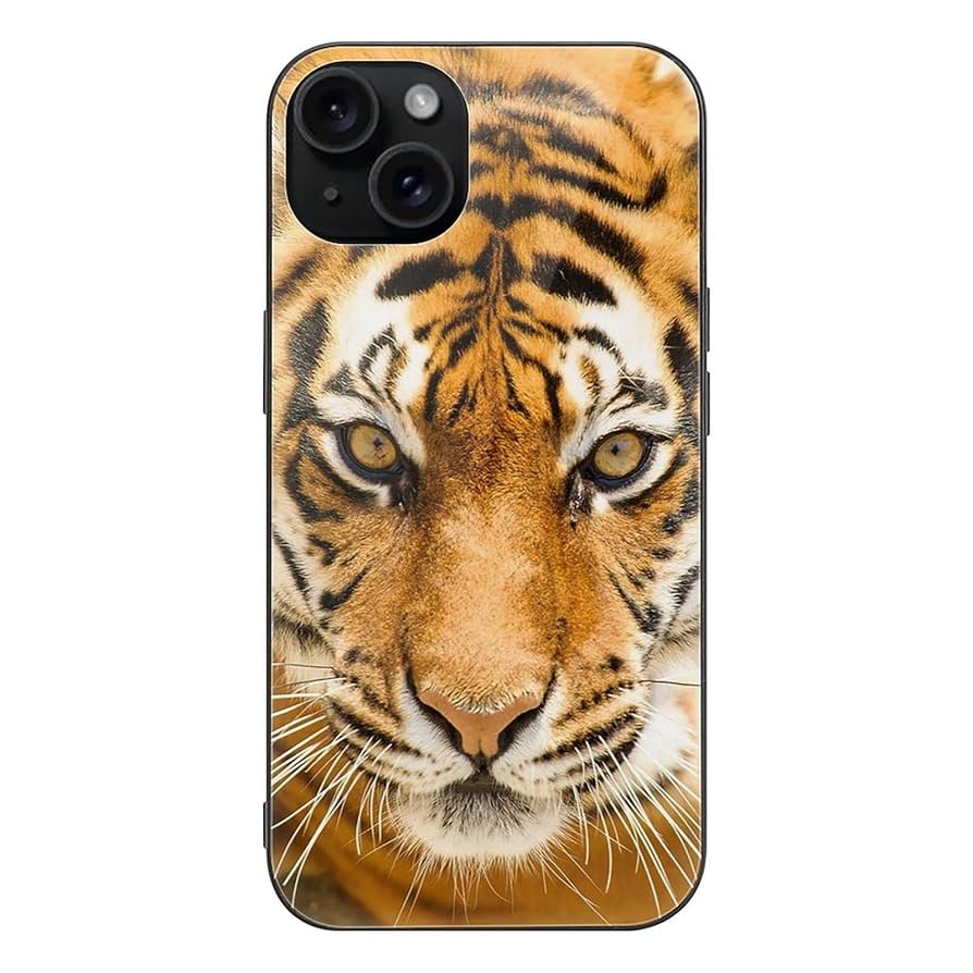 iPhone - 虎 Amazon.co.jp: IPhone 15用スマホケース ジャングル動物 虎